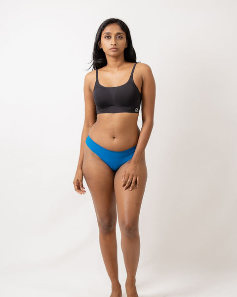 Royal Blue - Second Skin Raw Cut Thong