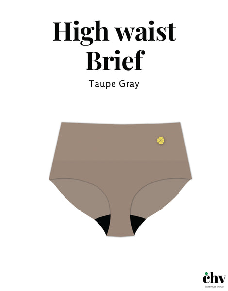 High Waist Brief - Taupe